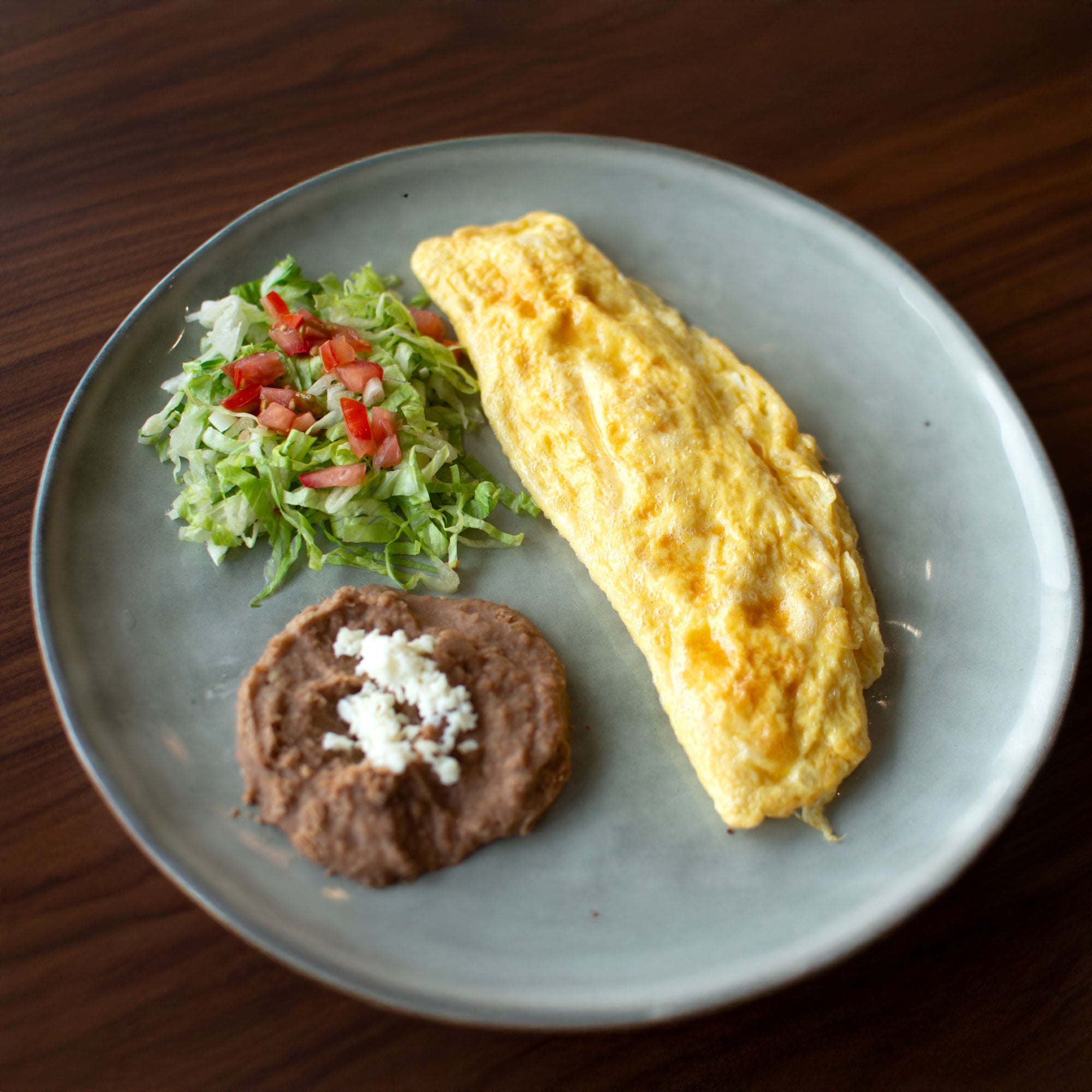 Omelette con Queso Ranchero